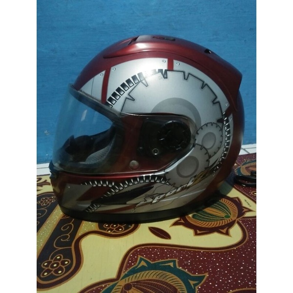 Helm Cargloss (Bahan ala ala arai)