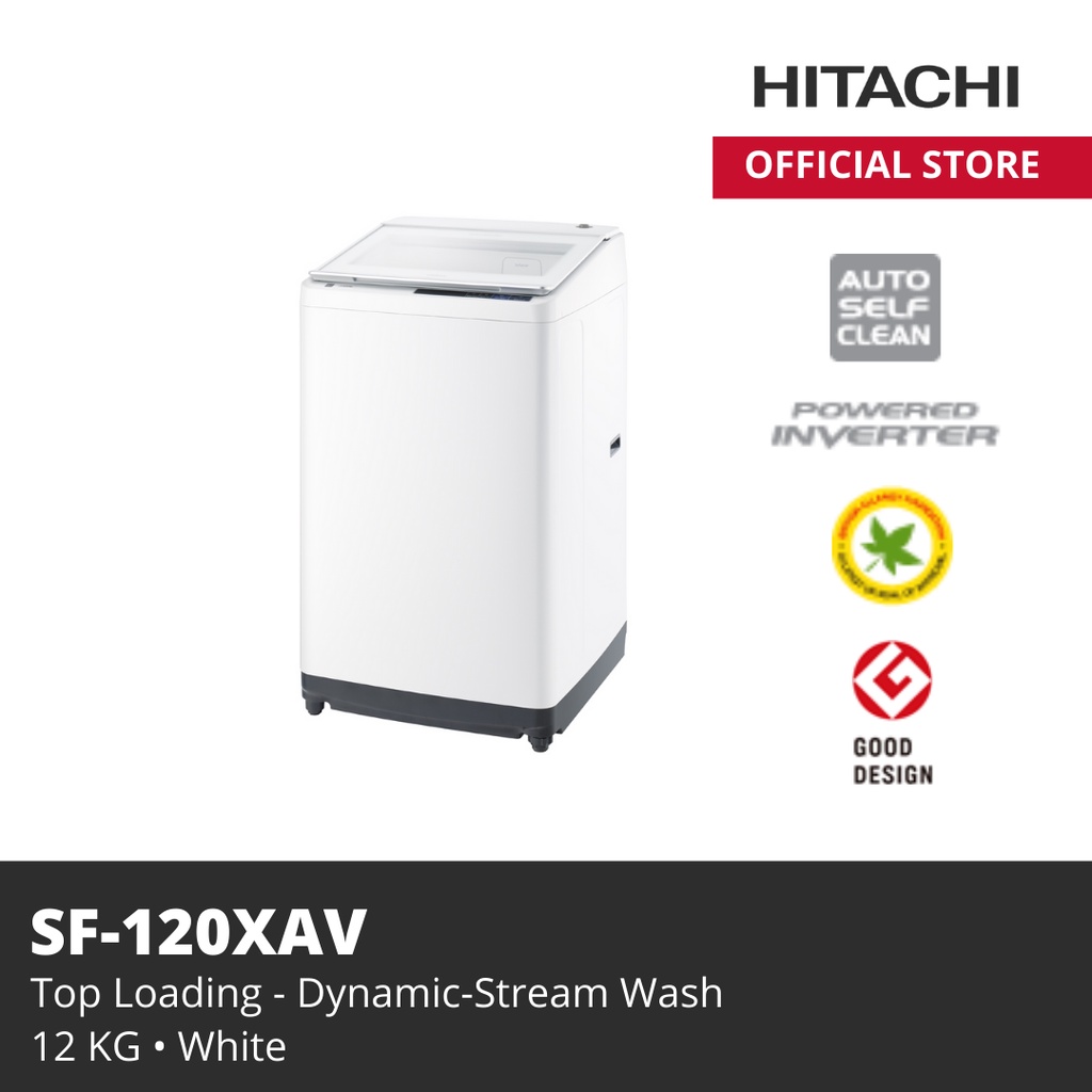 HITACHI MESIN CUCI  SF-105 XAV 10,5  Kg Top Loading