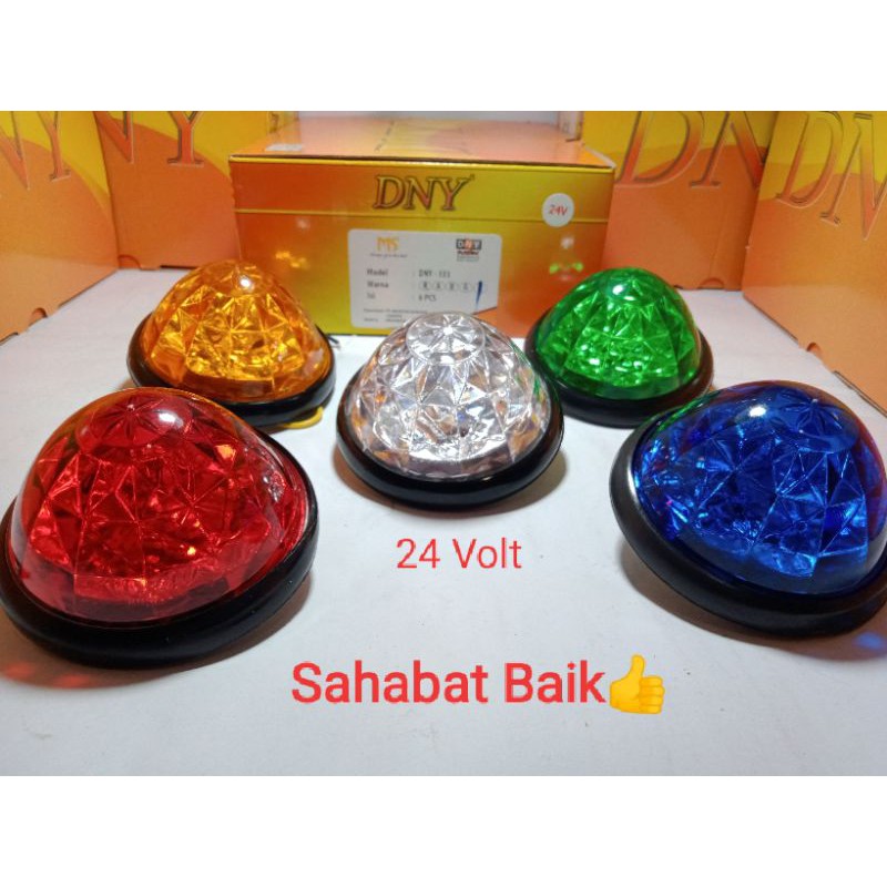 LAMPU LED SAMPING BAK TRUK KONTAINER BOX DNY 333 UNIVERSAL 24 VOLT
