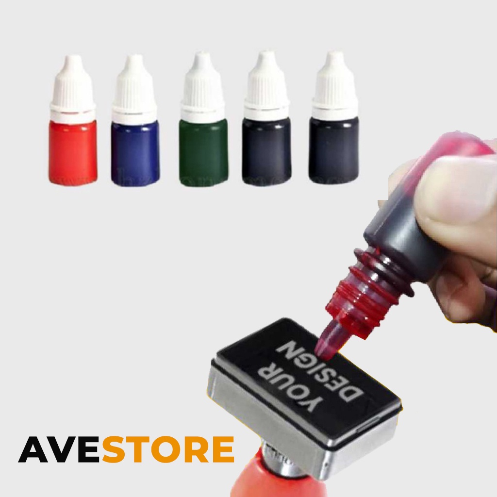 

Tinta Isi Ulang Stempel Flash 5ml Warna Merah