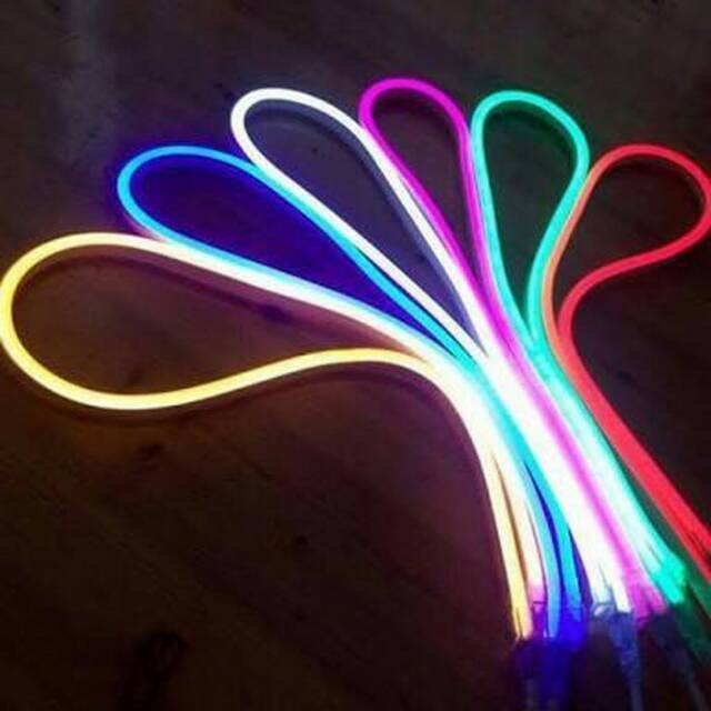  Lampu  neon flex led  selang  flexible sign strip  pleksibel 