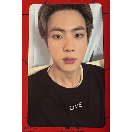 Photocard Jin Map Of The Soul MOTS One Bluray br