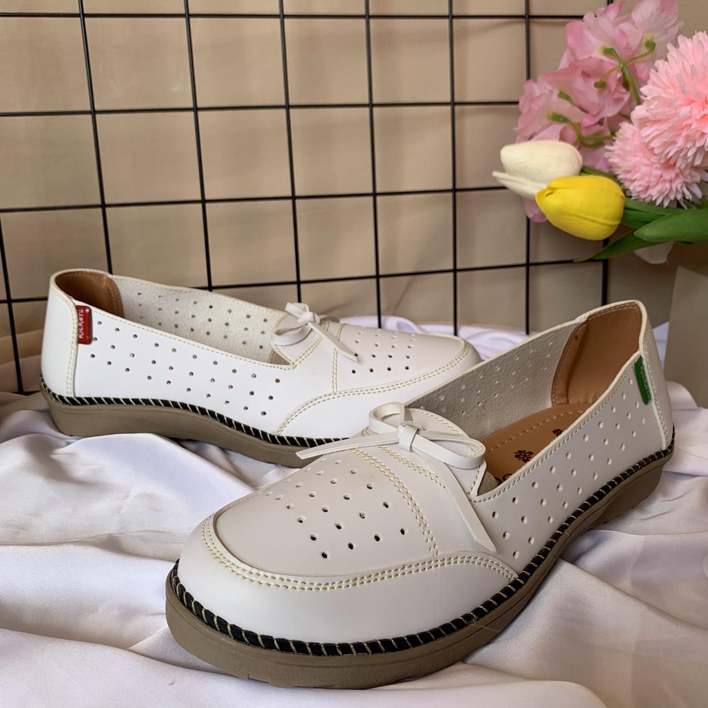 (TANPA KARDUS) SLP.06 6 sepatu cewek kulit termurah sepatu wanita flat shoes terlaris Sandal Slop Slip On Wanita Sandal Cewek  SLIP ON WANITA TERBARU KEKINIAN FLATSHOES KOREAN STYLE SEPATU CEWEK SLIPON FLAT SHOES CASUAL SANTAI RAMADHAN SALE FLATSHOES