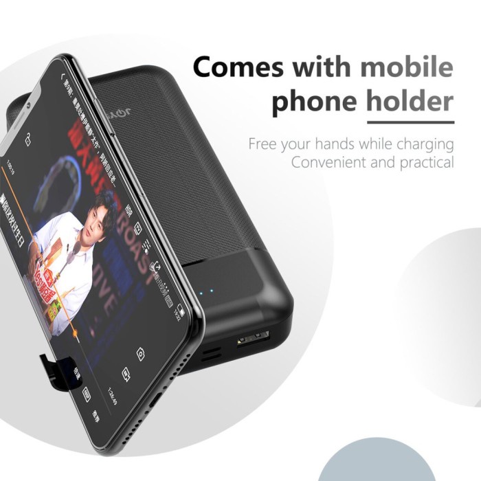 Joyseus PB0015 Powerbank 20000mAh LED Portable Charger Hitam