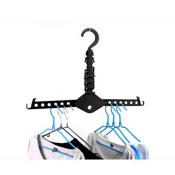 Gantungan / Hanger Serbaguna / Magic Hanger Gantungan Baju Lipat dengan 12 Lubang. Hemat Ruang dan Tempat [JY]