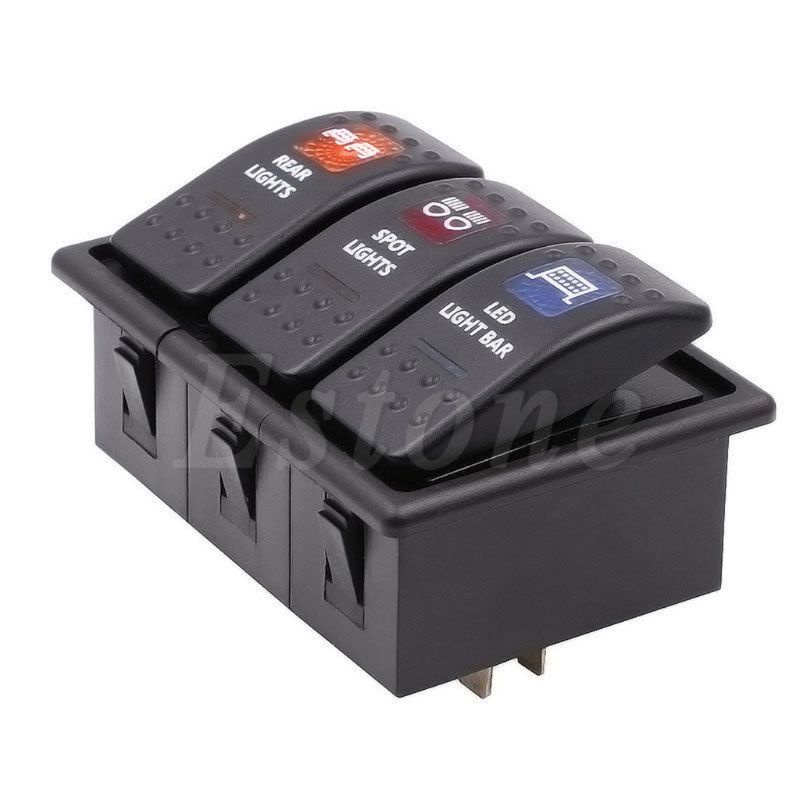 Cre3 Rocker Switch Clip Panel Assembly Patrol Holder Housing Untuk Tipe Carling ARB