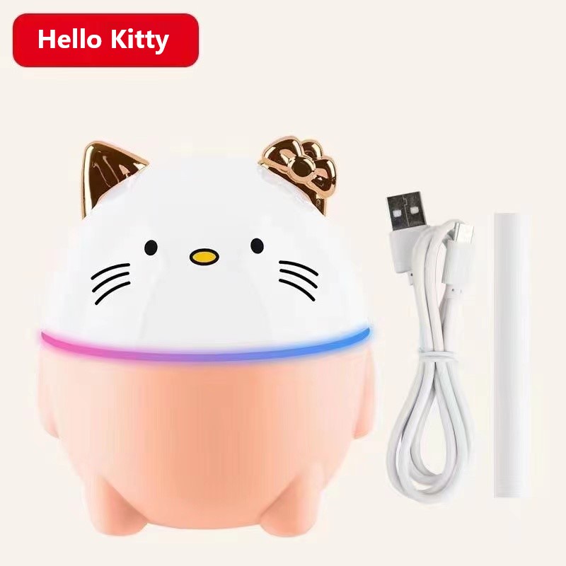 Humidifier Diffuser Aromaterapi Essential Oil Aromatherapy Disfuser Ultrasonic Pelembab Udara-HelloKitty