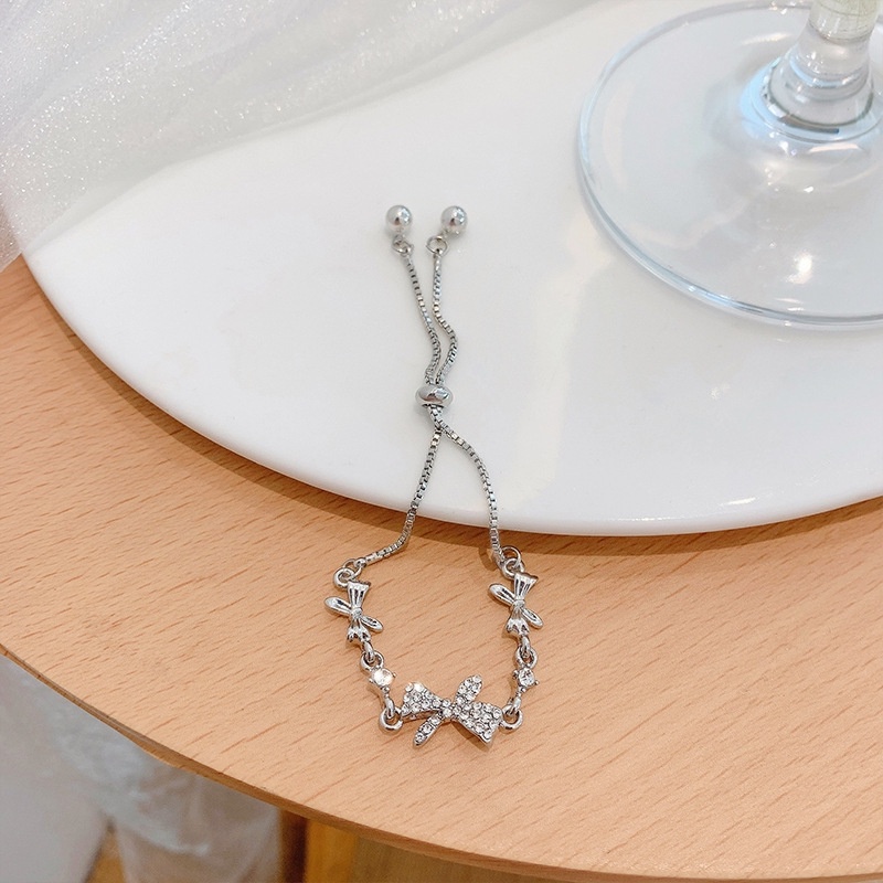 Gelang Kristal Handmade Adjustable Untuk Wanita