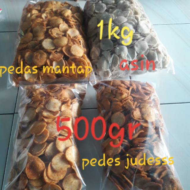 

BASRENG (BASO GORENG) PEDAS ASIN NETTO 500gr