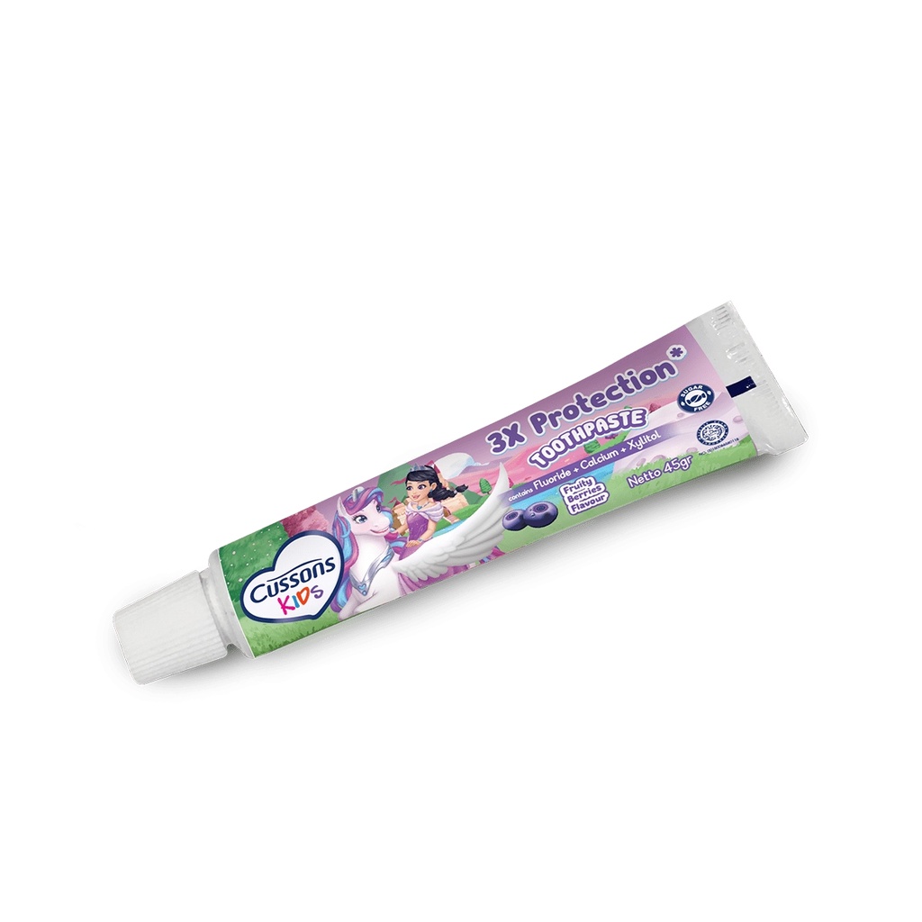 Cussons Kids Toothpaste Unicorn Fruity Berries Pasta Gigi Anak 45gr
