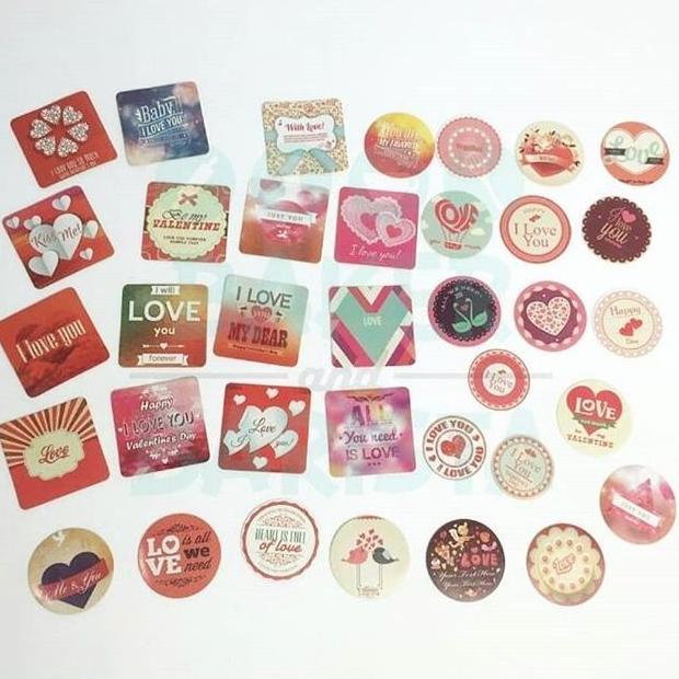 

Sticker Assorted Valentine 006133 bakernbar99 dijamin