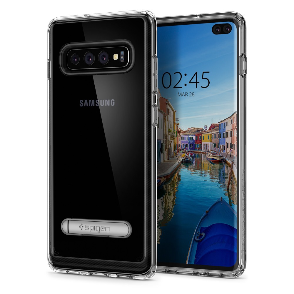 

Case Samsung Galaxy S10 Plus / S10e / S10 Spigen Ultra Hybrid S Anti Crack with Stand Casing