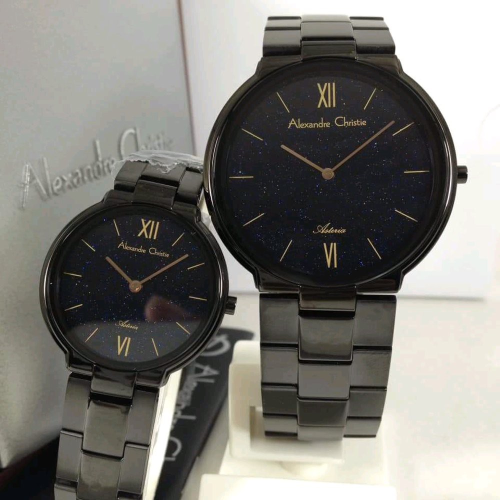 Alexandre Christie 8480 Black 41mm & 28mm (Original)