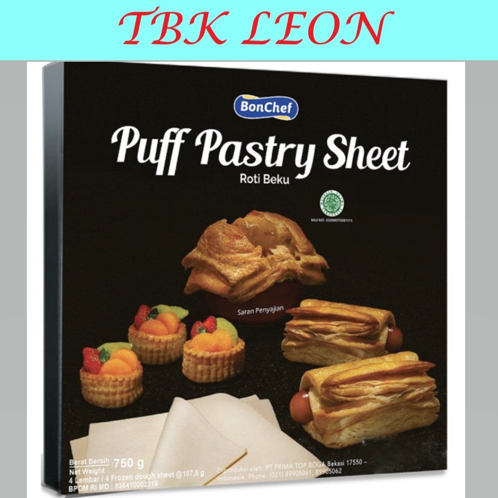 Bonchef Puff Pastry Sheets 750 GR
