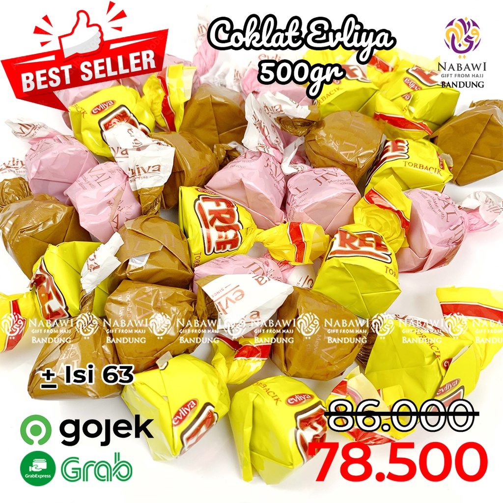 

Coklat Cokelat Import Turki Evliya 250 Gram dan 500 Gram Oleh Oleh Haji dan Umroh Bandung