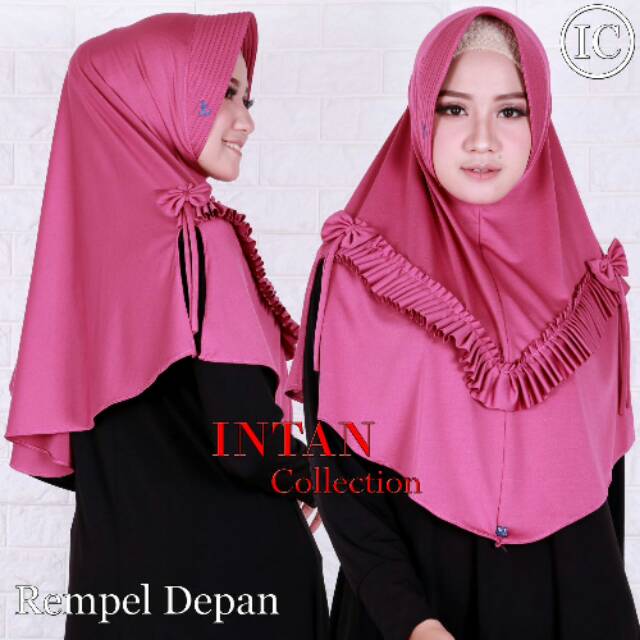 Discount RD hijab khimar jilbab kerudung instan pet  ori by intan collection material jersey stella