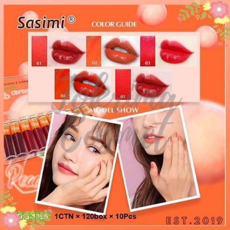[DAPAT 10 PCS] Sasimi Lip tint mini