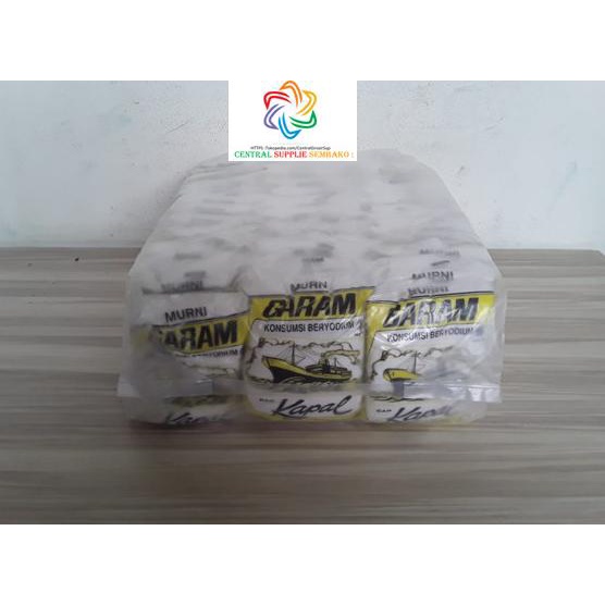 

Garam Cap Kapal Beryodium [250gram /40pack /1 bal ]