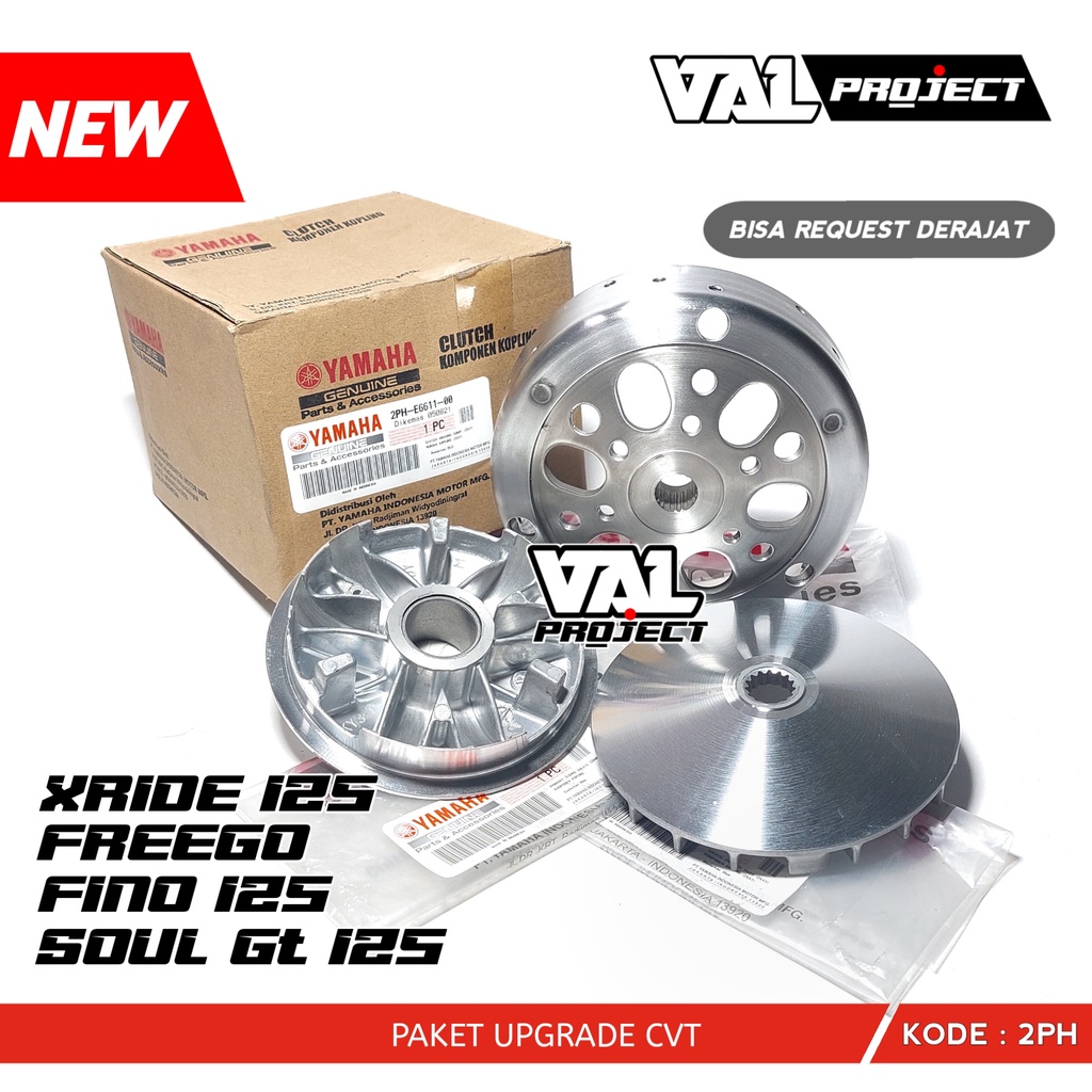 Paket Upgrade Rumah Roller Fino 125 Soul 125 Xride 125 Freego Cvt Kirian Pulley Racing Custom