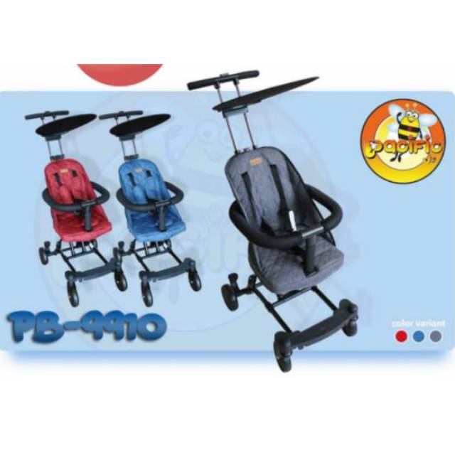 Kereta Bayi Pacific PB9910 6-36 Bulan Cabin Size Stroller & Trike