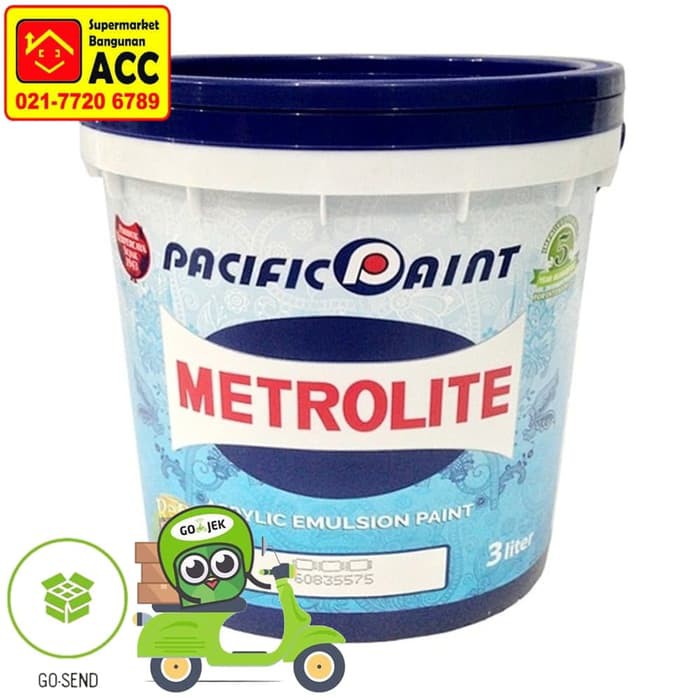 Metrolite Putih 1Kg Cat Tembok & Plafon