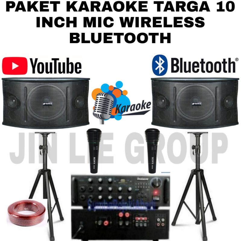 PAKET SOUND KARAOKE TARGA 10 INCH BLUETOOTH