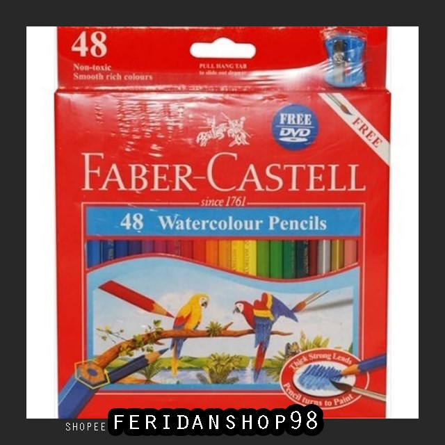

BT392 PENSIL WARNA FABER BEST CASTELL 48 WARNA WATERCOLOUR FC-82E5 BY FERIDANSHOP98