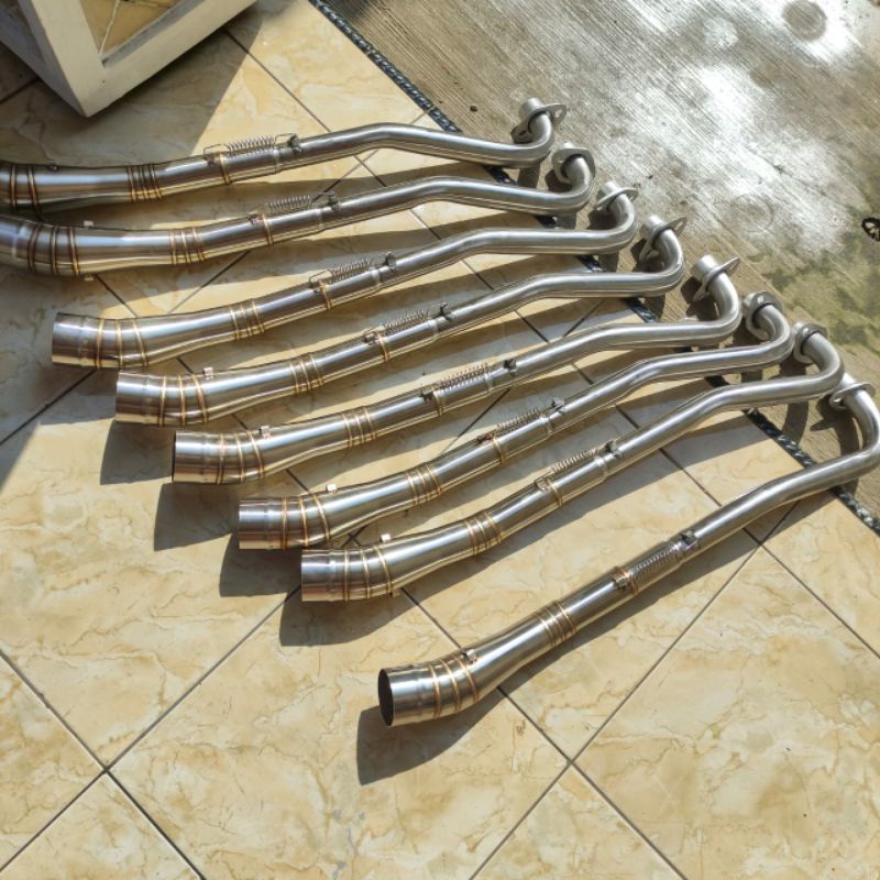 Pipa leher knalpot supra x 125 inlet 50mm