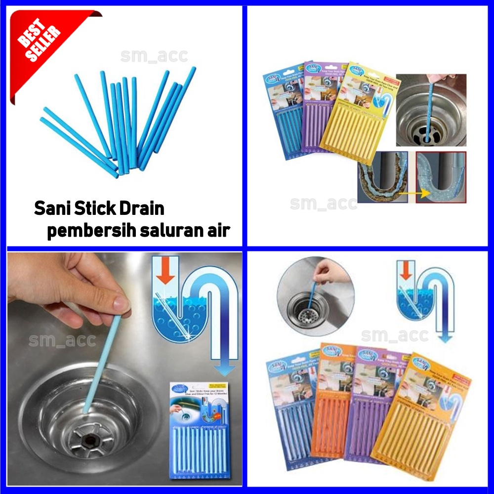 [DEASHOP] SANI STICK DRAINER PEMBERSIH DAN PEWANGI SALURAN WASTAFEL / CLEANER WASTAFEL MAMPET