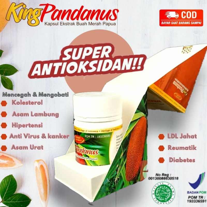 

Garansi Asli King Pandanus kapsul ekstrak buah merah Papua
