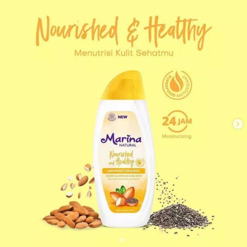 Marina Natural Hand &amp; Body Lotion