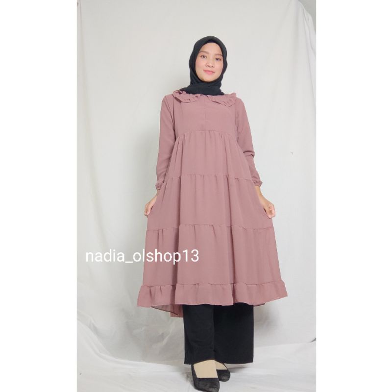 Midi Dress Ceruty Umpak Kode MIDI01