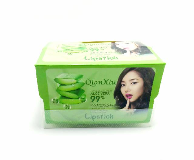 [isi 12] LIPSTICK ALOE VERA QianXiu SHOOTHING GEL