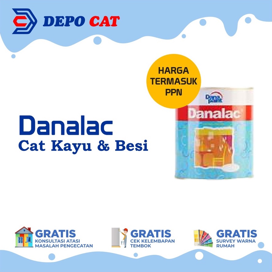 

Minyak Kayu & Besi Danalac 0,9 L Gloss | PO