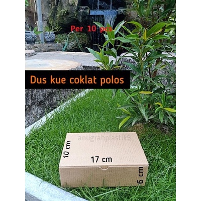 

Dus Kraft kue coklat polos/ box Kraft coklat polos 17 x 10 PER PACK