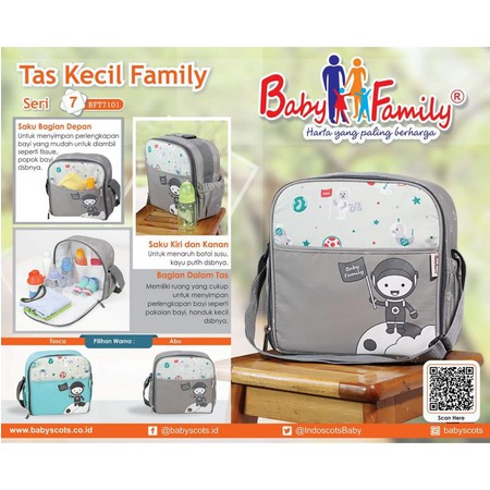 Tas Perlengkapan Bayi Ukuran Small Bft 7101 Baby Family - Terbaru Baby Family