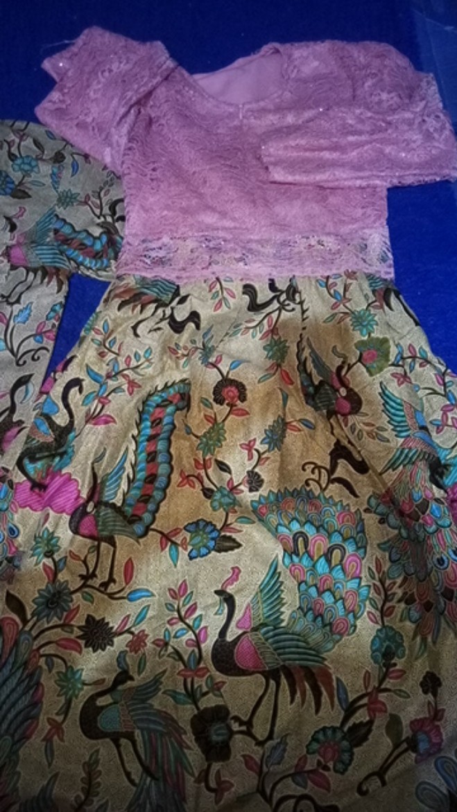 Ready Jumbo Dan Kemeja Anak Batik Couple Brokat Cendrawasih