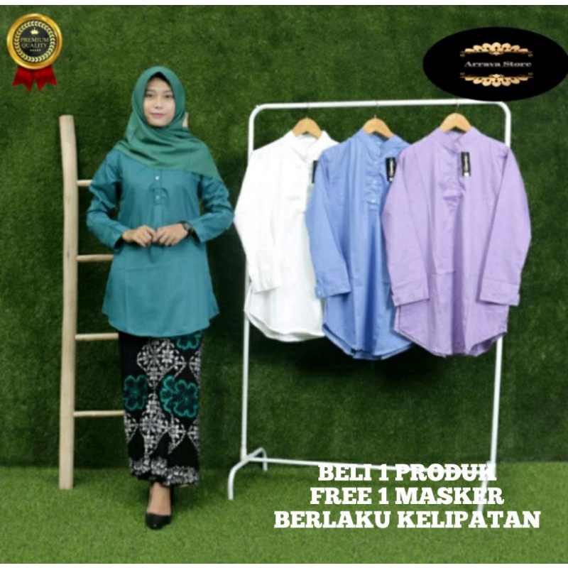 Baju Wanita Polos Toyobo | Tunik Wanita Polos | Baju Santri Toyobo | Baju Santriwati | Baju Santri P
