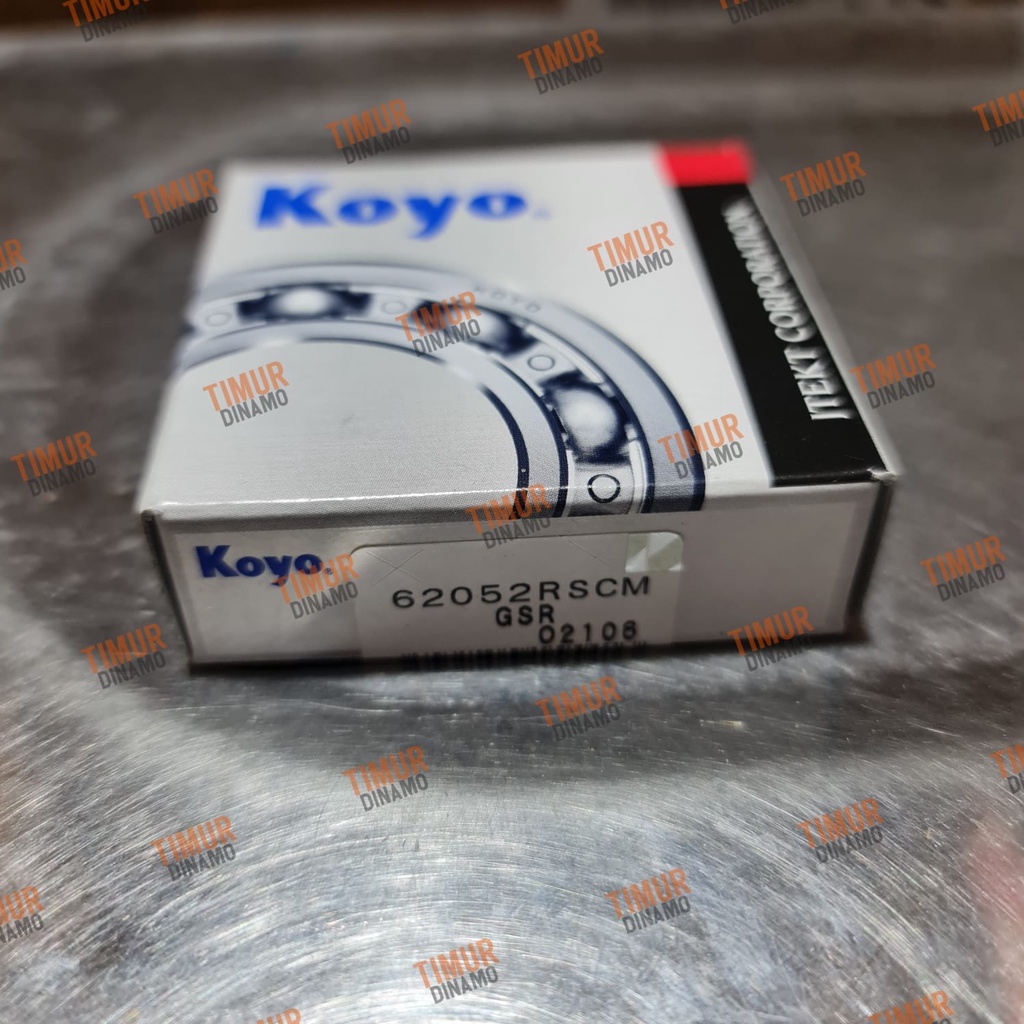 Bearing Bering Lahar KOYO 6205 2RS Tutup Karet JAPAN ASLI