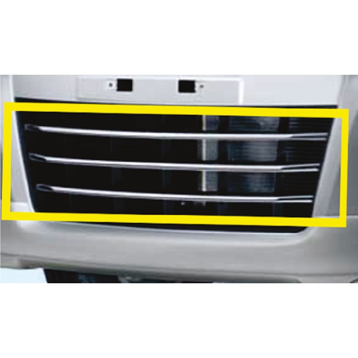 LIST GRILL BAWAH - FRONT LOWER GRILL KARIMUN WAGON R CHROME