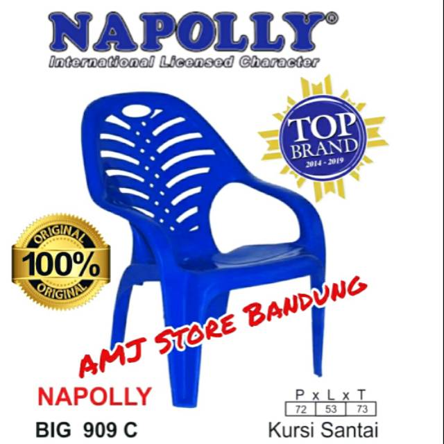 Kursi Napolly Big 909 Kursi Palstik Napolly Sanatai Kursi Santai Napolly Murah Bandung