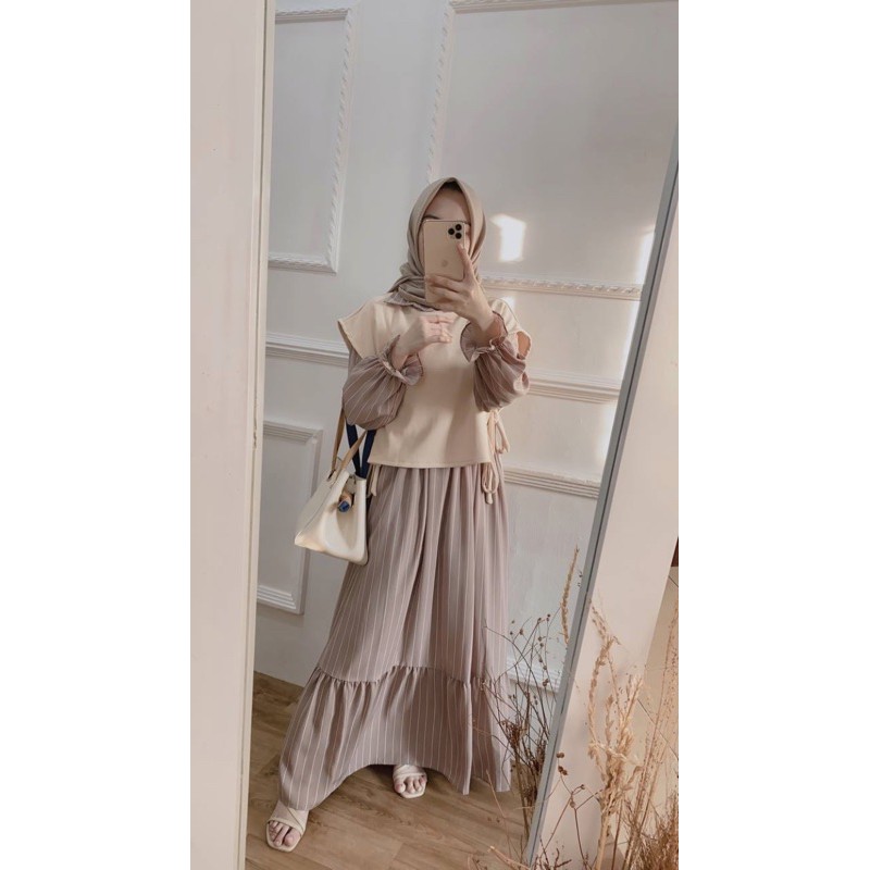 Ezra Stripe set maxi