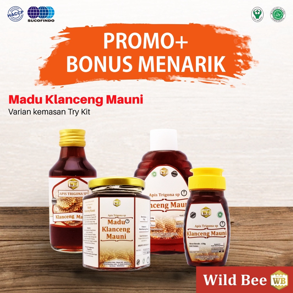 

Madu Klanceng Mauni // Garansi Murni // Asli 100% // Kemasan Kecil // Wild Bee