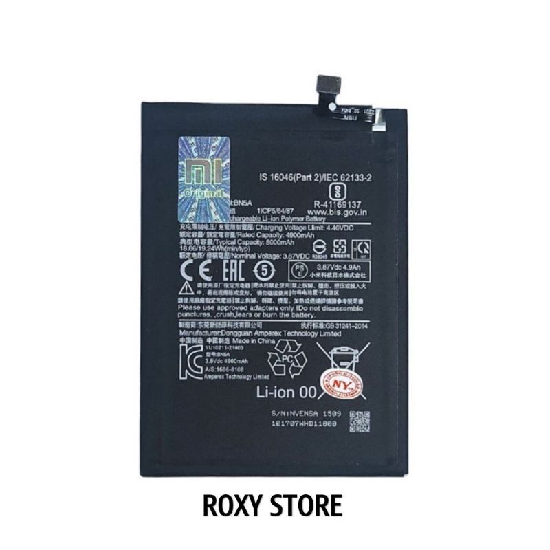 Battery Baterai Xiaomi Poco M3 Pro 5G - Redmi 10 BN5A Original