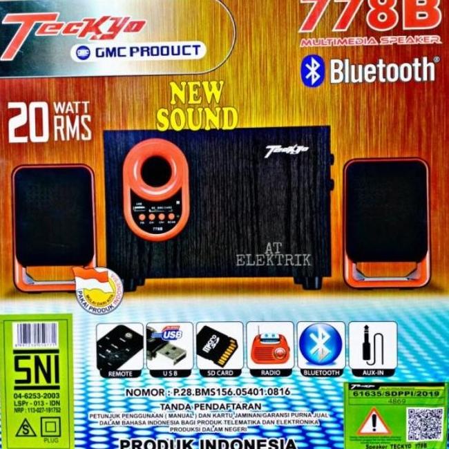 PROMO SPEAKER AKTIF TECKYO 778B MULTI MEDIA SPEAKER TECKYO 778B BLUETO