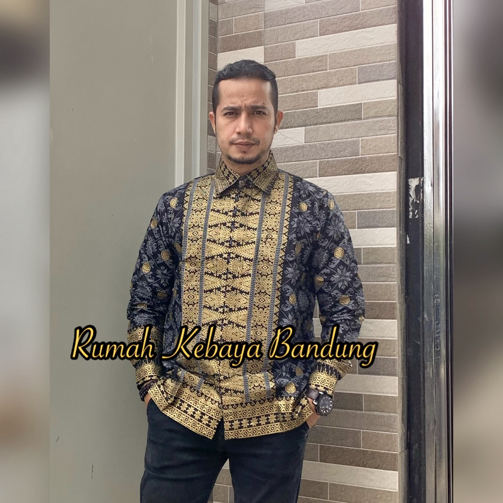 KEMEJA ANISA SONGKET UNTUK COUPLE SETELAN KURUNG ANISA BATIK JUPRI BATIK SONGKET RUMAH KEBAYA BANDUNG RUMAH SONGKET BANDUNG