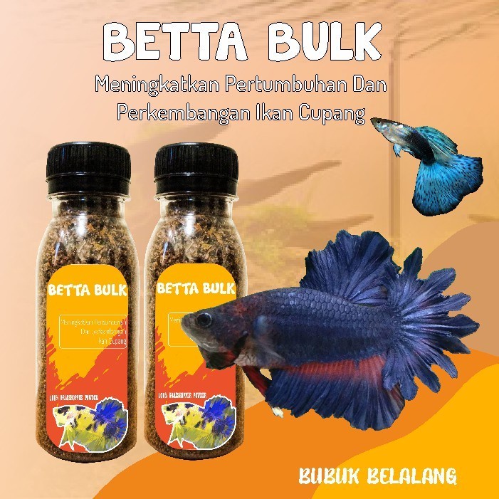 BETTA BULK 50gr - Bubuk Serbuk BELALANG Makanan Pakan Ikan