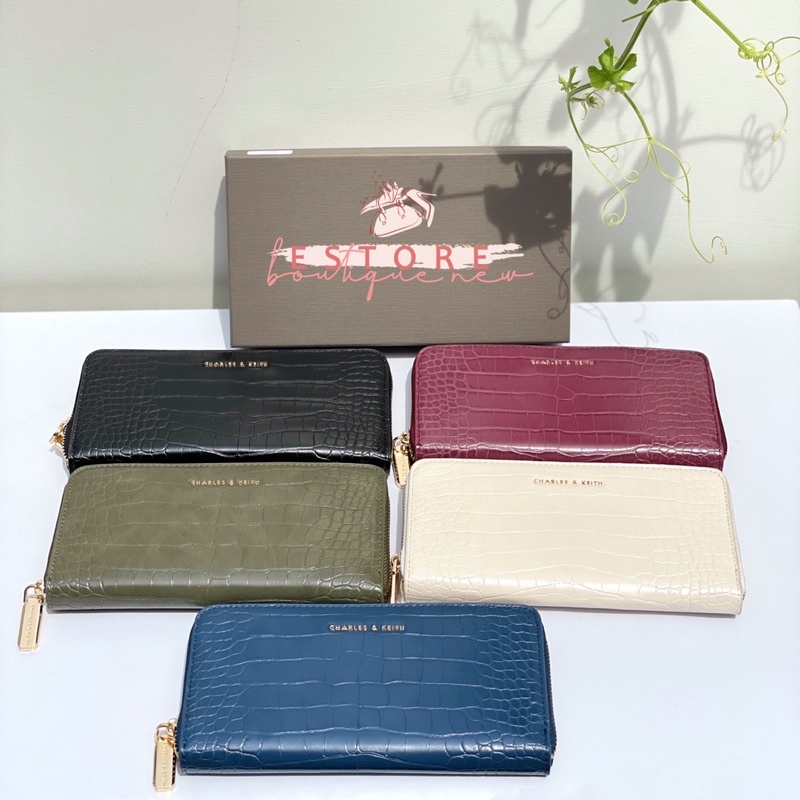 Dompet Wanita Zipper Croco