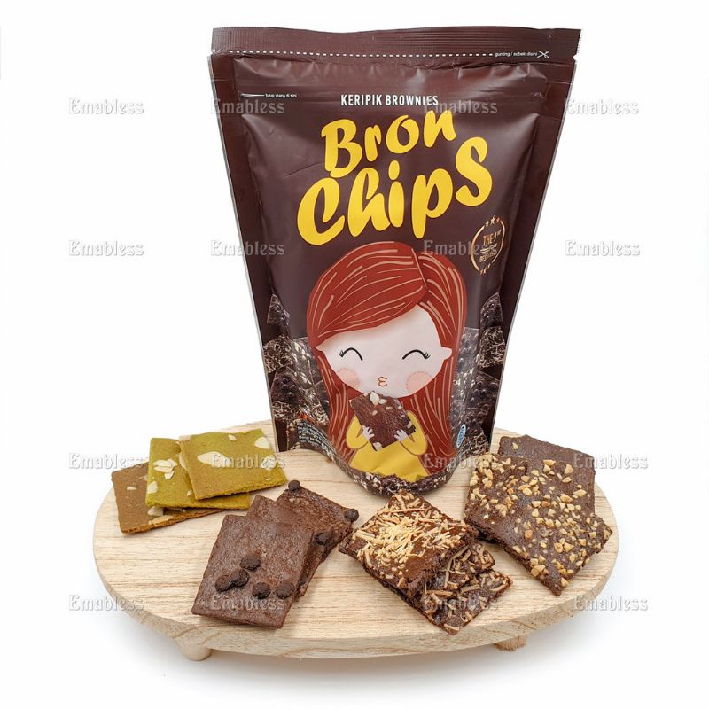 

BronChips Keripik Brownies Kripik Bron Chips 60gr