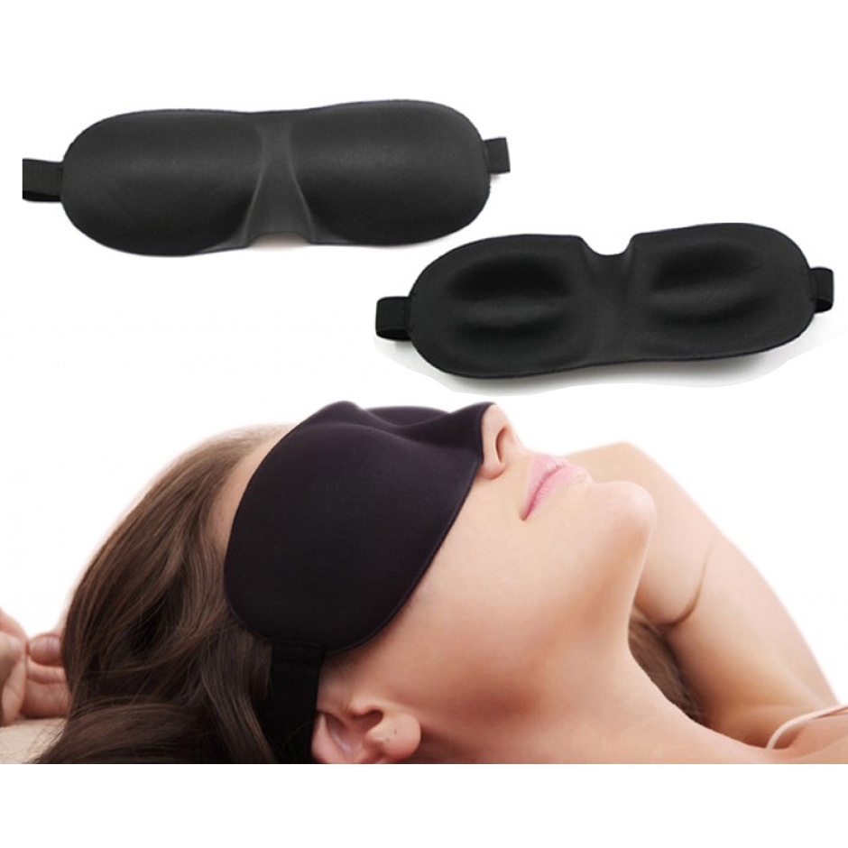 PENUTUP MATA UNTUK TIDUR Sleep Eye Mask Travel Masker Pelelap Kacamata Tidur Eye Cover Blindfold